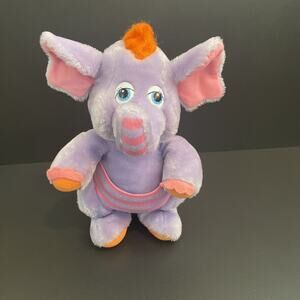 Vintage 1984 Hasbro Softies Disney The Wuzzles Eleroo Elephant Plush 12” Plush